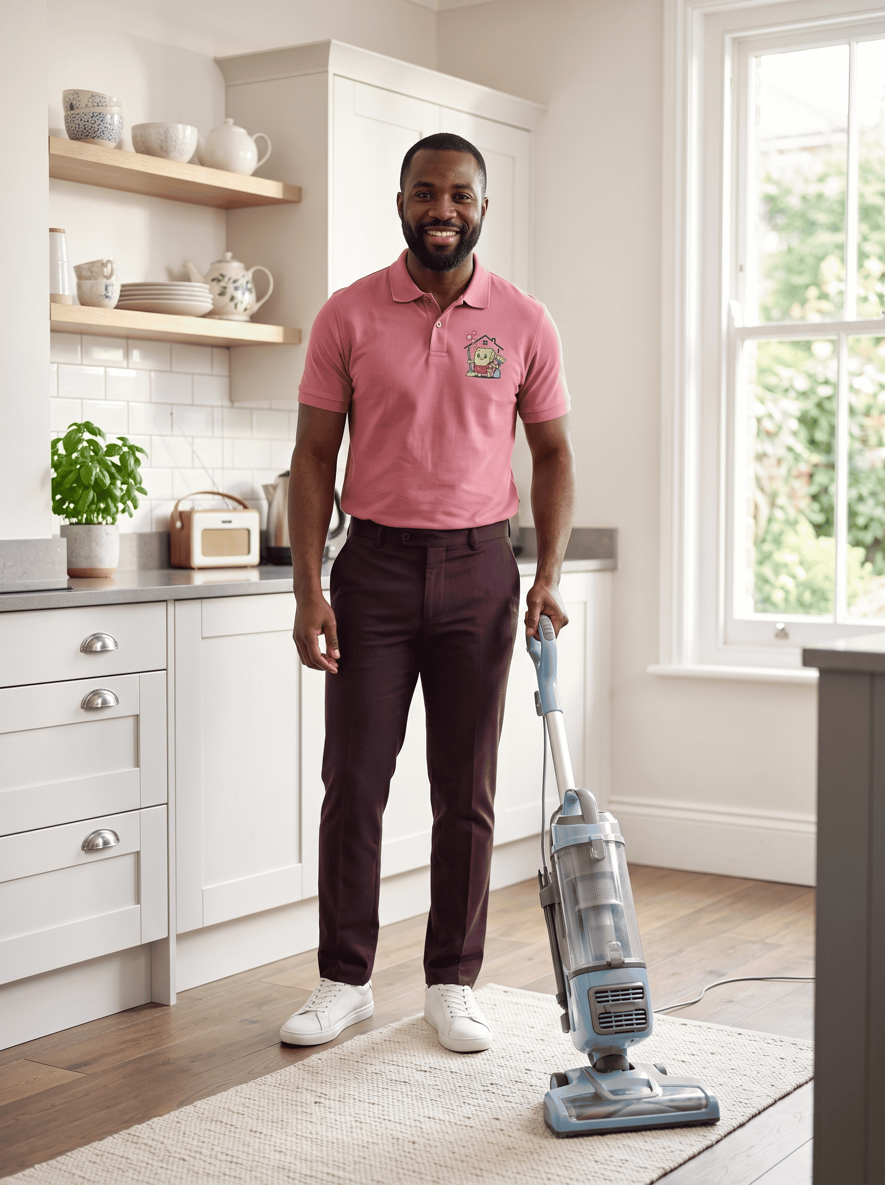 AJJ team member cleaning